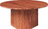 Epic Coffee Table Round - Burnt Red