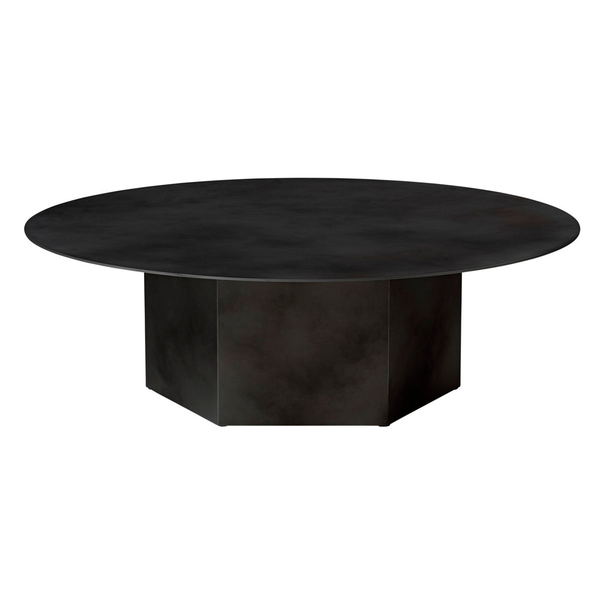 Masă De Cafea Epic Rotundă - Midnight Black Steel