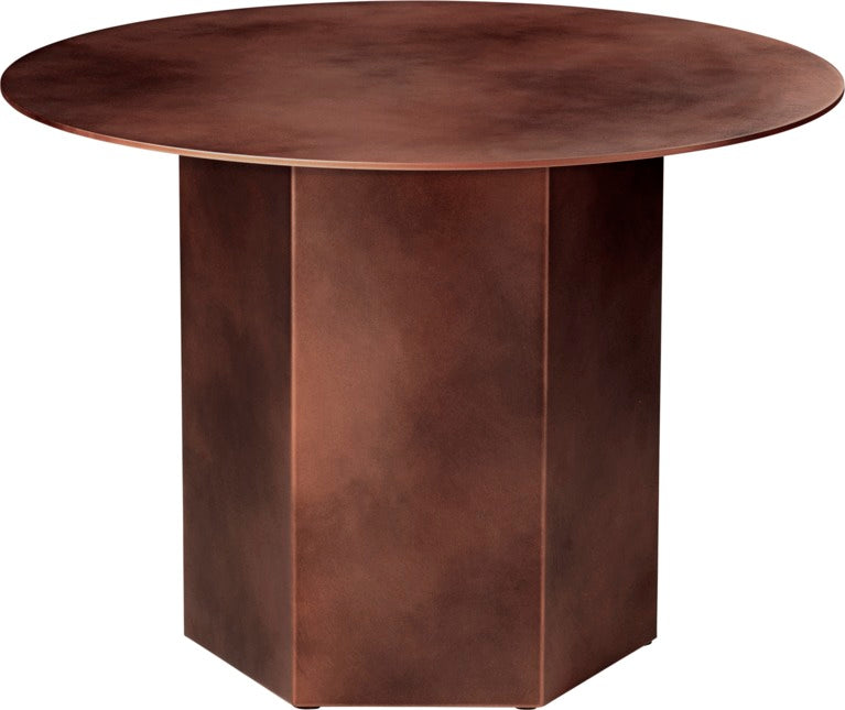 Masă De Cafea Epic Rotundă - Earthy Red Steel
