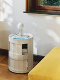 Cabinet Facet 20 cu picioare si roti - Eggshell