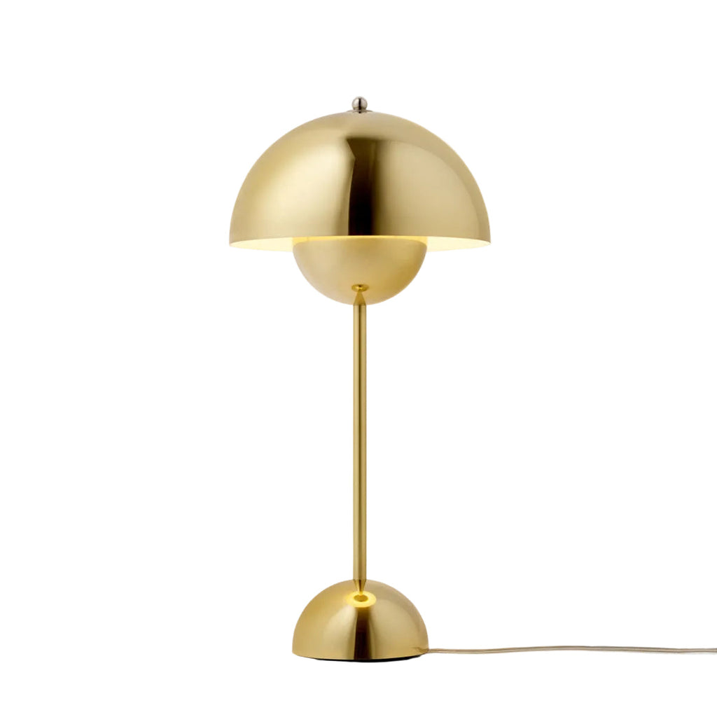Flowerpot table lamp VP3 - Brass Plated