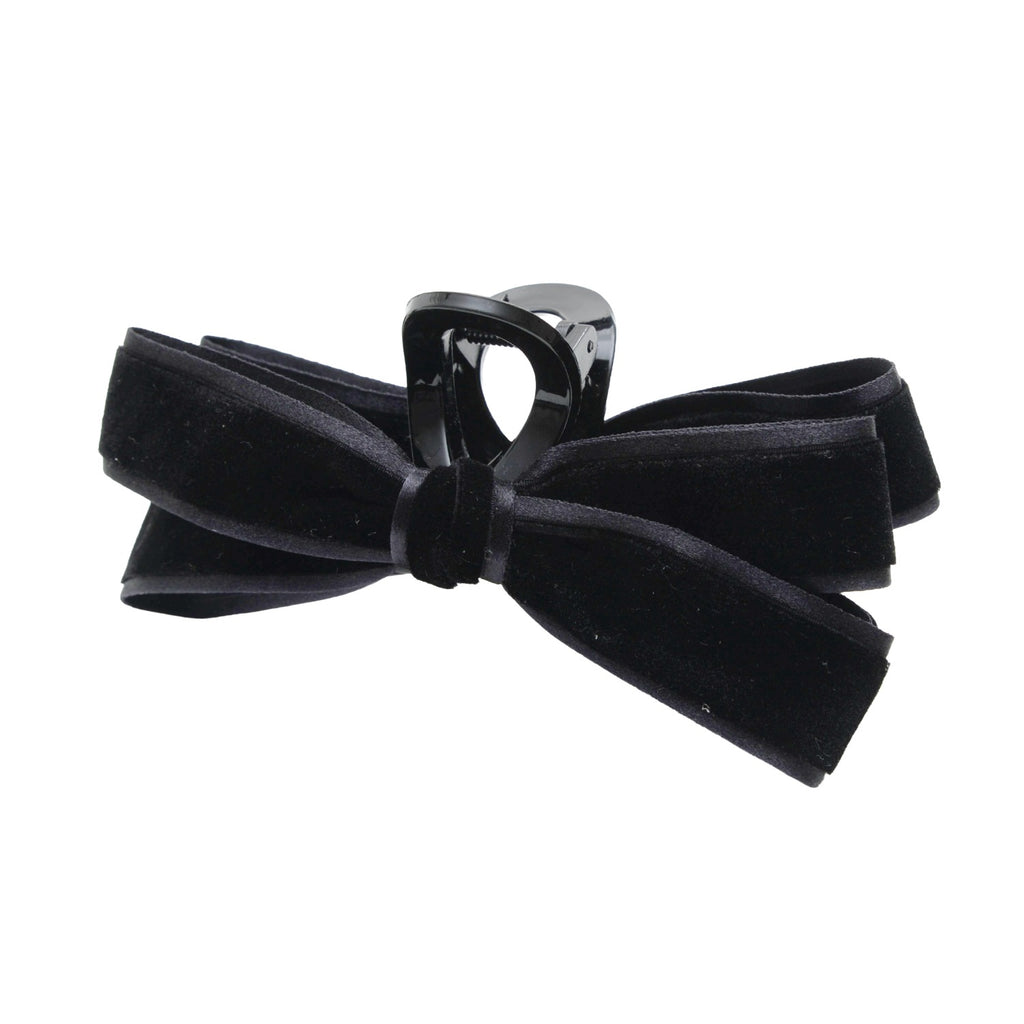 Cleste pentru par cu funda Gaelle - Negru