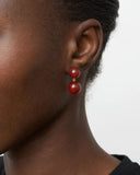 The Hannah Earrings -  Red Carnelian
