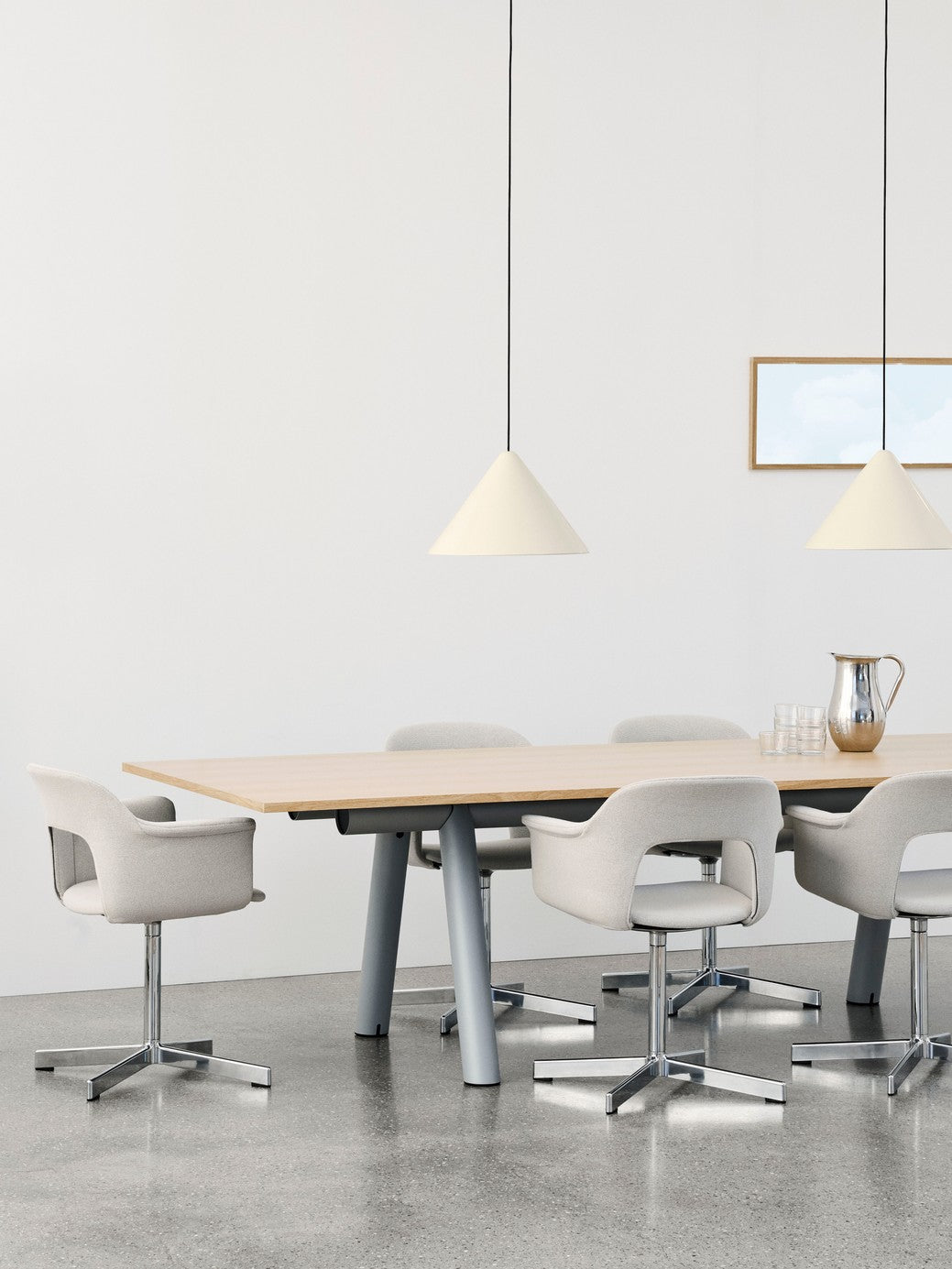 Corp de iluminat suspendat Compass - Oyster White
