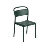 Linear Steel Side Chair - Dark Green