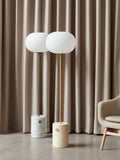 JWDA Floor Lamp - Travertine | Brushed Brass