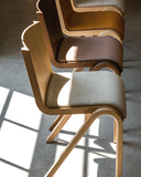 Ready Dining Chair - Natural Oak - Seat Upholstered