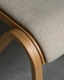 Scaun de dining Ready - Natural Oak - Tapitat