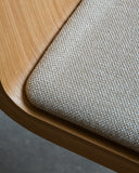 Ready Dining Chair - Natural Oak - Seat Upholstered