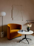 JWDA Floor Lamp - White Marble | Bronzed Brass