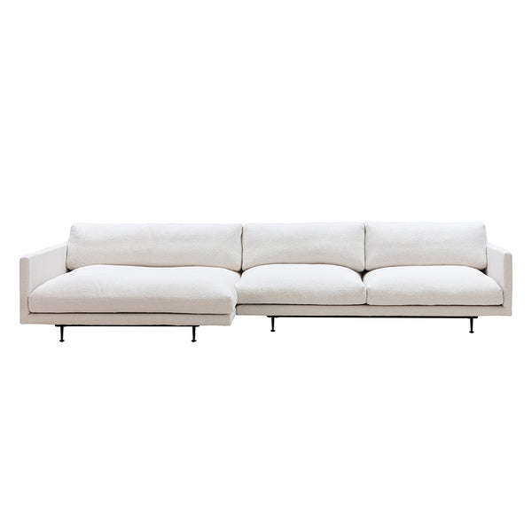 Maho Sofa Chaise Longue Left, Boucle Cuddle 02 Upholstery