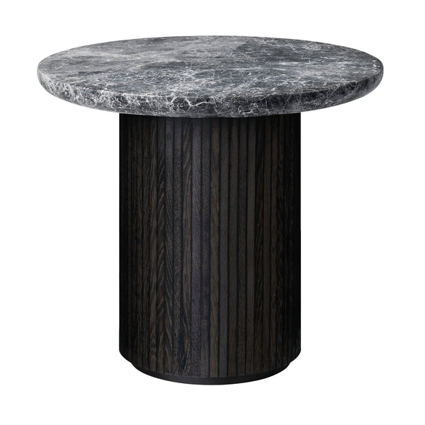 Masuta Lounge Moon Rotundă - Grey Emperador Marble