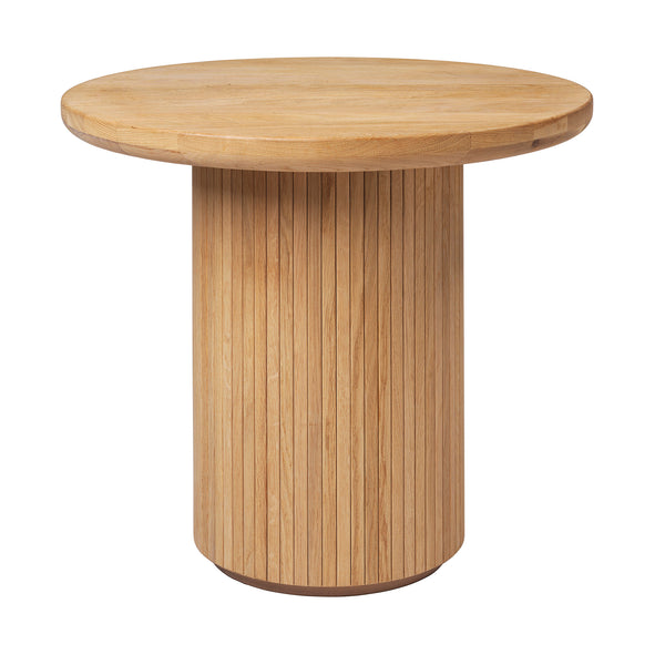 Masuta Lounge Moon Rotundă - Solid Oak Oiled