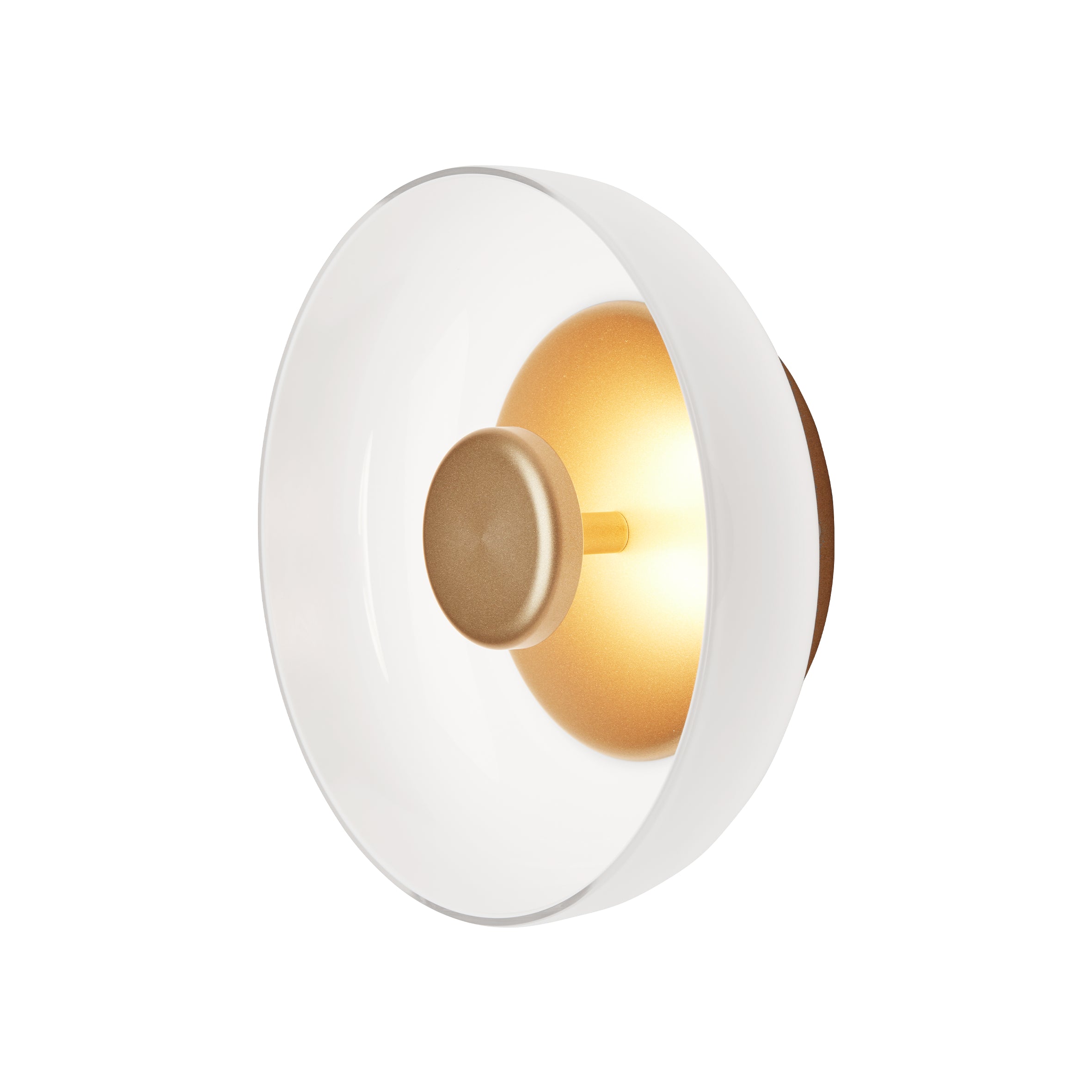 Aplica / Plafoniera Blossi -  Nordic Gold / Opal White