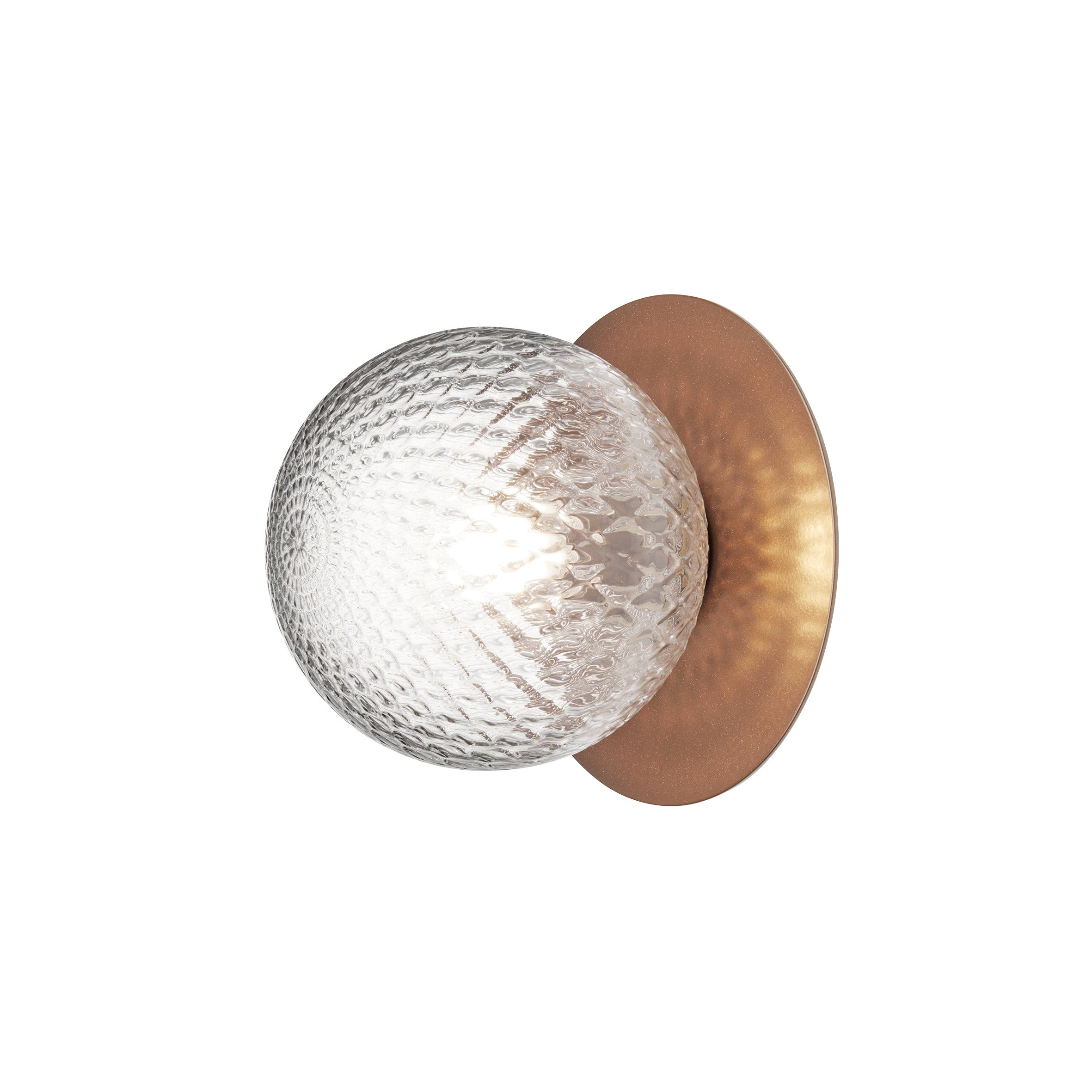 Aplica / Plafoniera de Exterior Liila 1 -  Dark Bronze - Optic Clear
