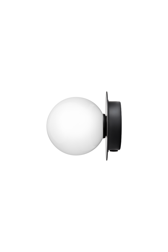 Aplica / Plafoniera Liila 1 -  Black - Opal White