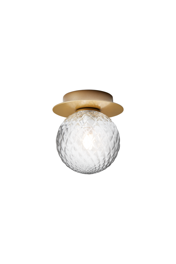 Aplica / Plafoniera Liila 1 - Nordic Gold - Optic Clear