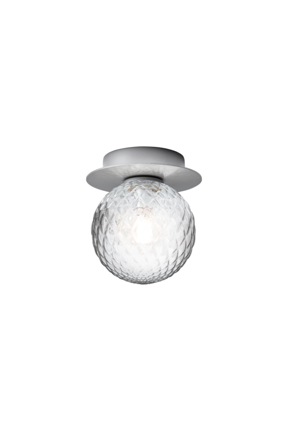 Aplica / Plafoniera Liila 1 -  Light Silver - Optic Clear
