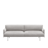 Outline Soft Sofa 3-Seater - Clay 12