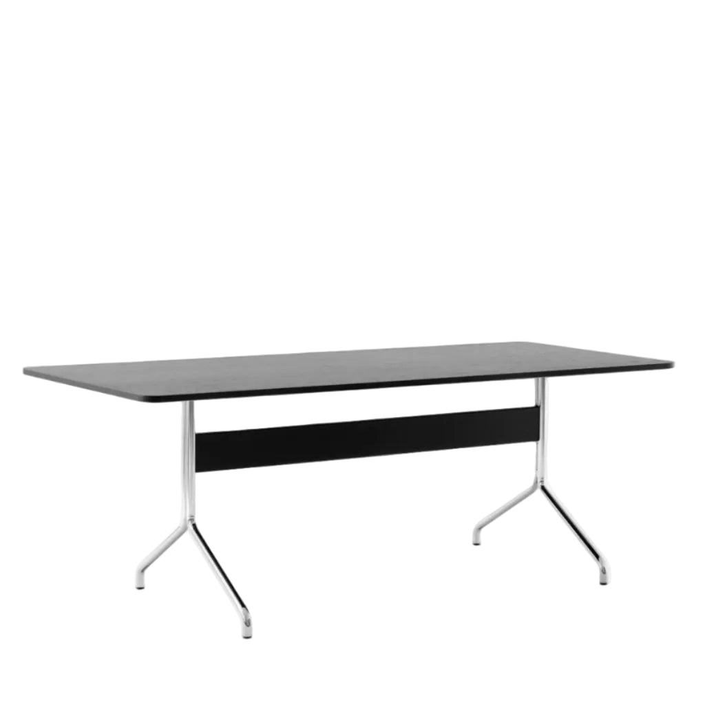 Pavilion Dining Table AV19 - Black Lacquered Oak