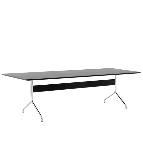Pavilion Dining Table AV24 - Black Lacquered Oak