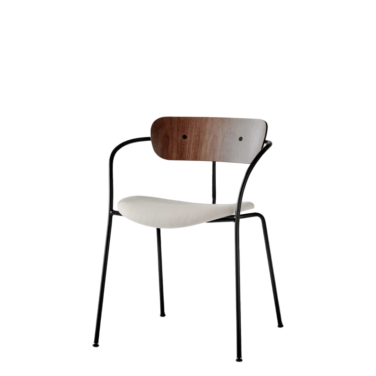 Scaun de Dining AV4 - Lacquered Walnut