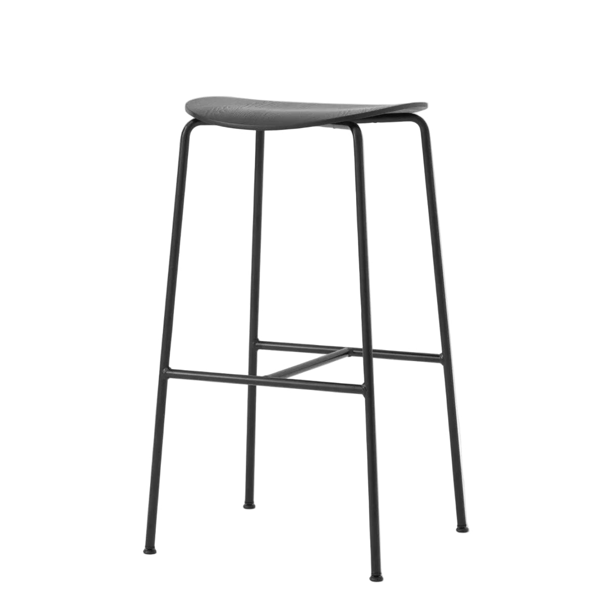 Pavilion AV38 Bar stool - Black Lacquered Oak