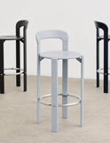 Rey Bar Stool H75 - Deep Black