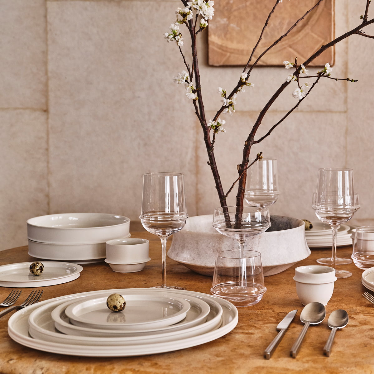 Champagne Coupe Dune - Set of 4