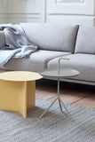 Round Slit Side Table - Light Yellow