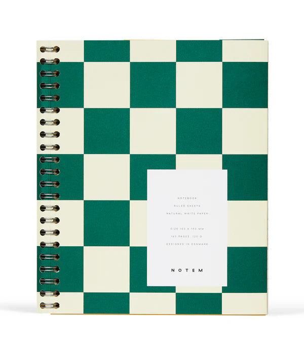 NELA notebook - Medium, Green check