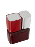 Tabata LN10 Wall lamp Dark Burgundy & Vermilion Red