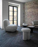 Trumpet Table, Low - Calacatta