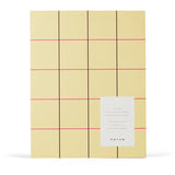 UMA Flat Lay Notebook - Large, Yellow Check