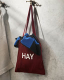 Hay Tote Bag - Burgundy