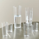 Angle Carafe-0,9 litre-Clear