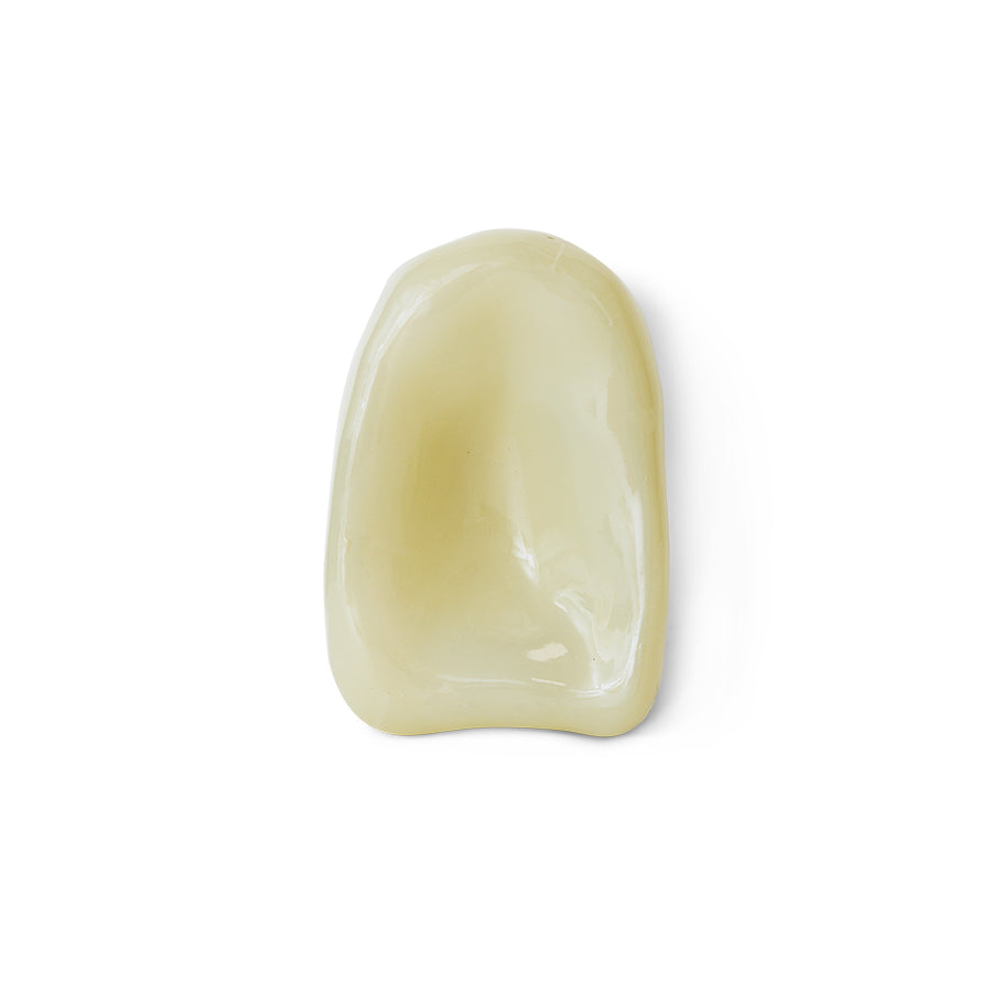 Glass sculpture - Cream