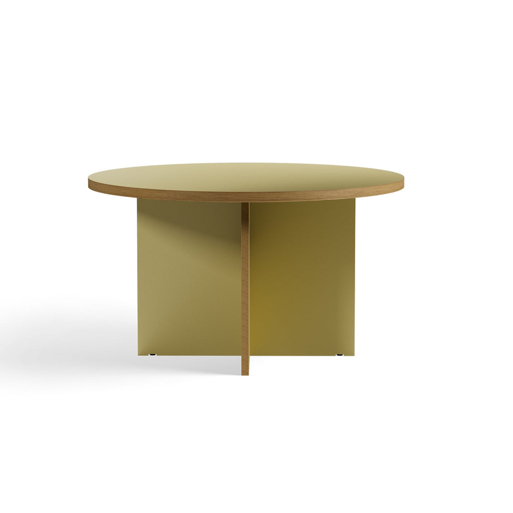 Masă de dining rotunda - Olive green