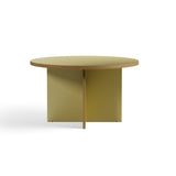 Masă de dining rotunda - Olive green