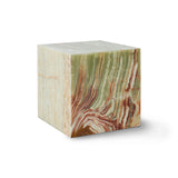 Onyx marble block table