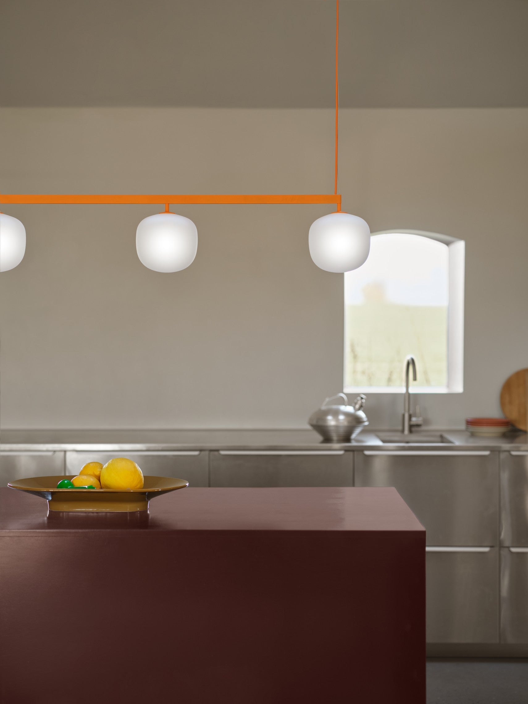 Rime Rail Lamp - Orange