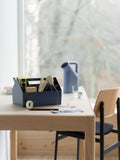 Workshop Table - Warm Grey Linoleum/Oak