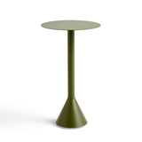 Palissade Cone Table Round High - Olive