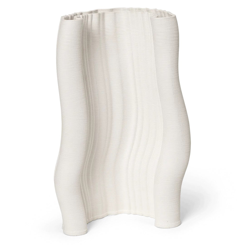 Moire Vase - Off-White