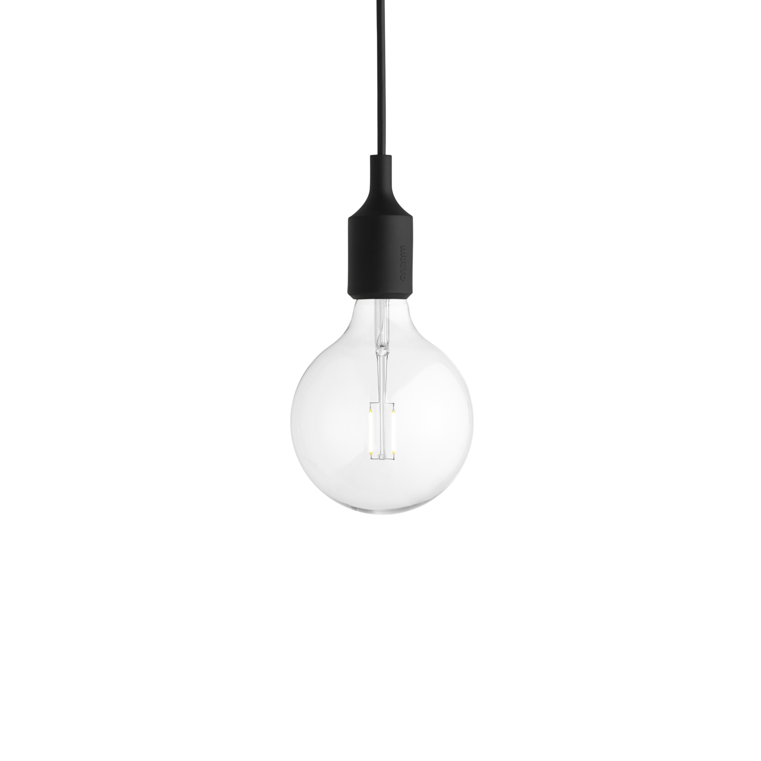 Corp de iluminat suspendat E27 - Negru
