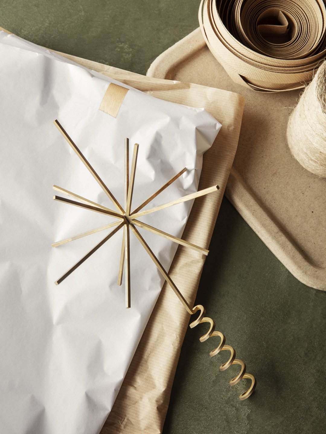 Stea pentru bradul de Crăciun Tree Top Star - Brass