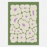 Flower Bed Green Poster