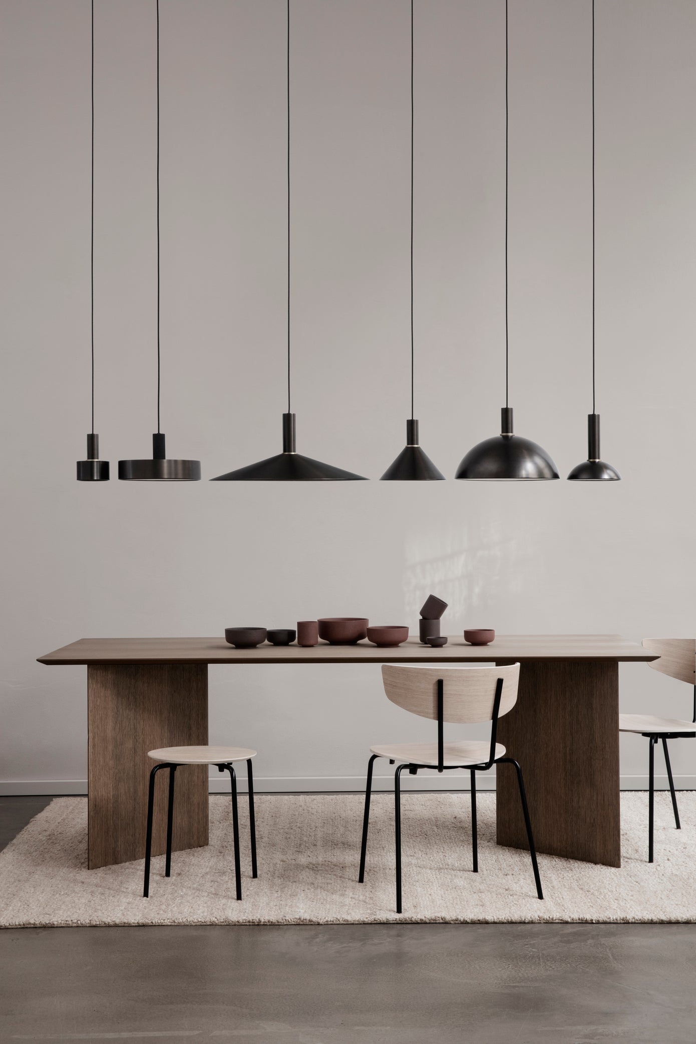 Corp de iluminat Disc Shade Low Socket - negru