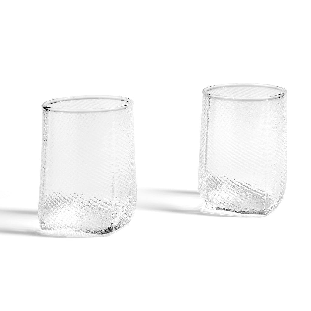 Tela Votive Glass Set of 2 - Clear
