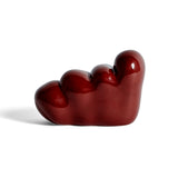 W&S Moguls Sculpture - Burgundy